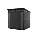 Keter 7x 7 Cortina Heavy Duty Plastic Pent Shed – Dark Grey